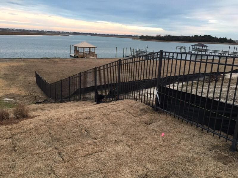 Black Steel Fence