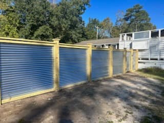 Custom Fence Project — Leland
