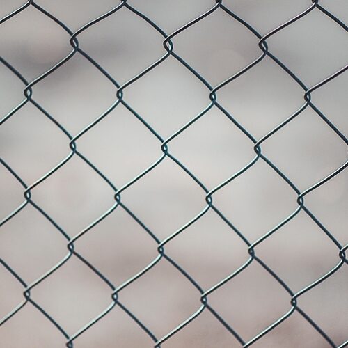 vinyl-coated chain link fencing