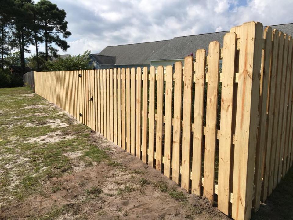 Backyard Wood Fence